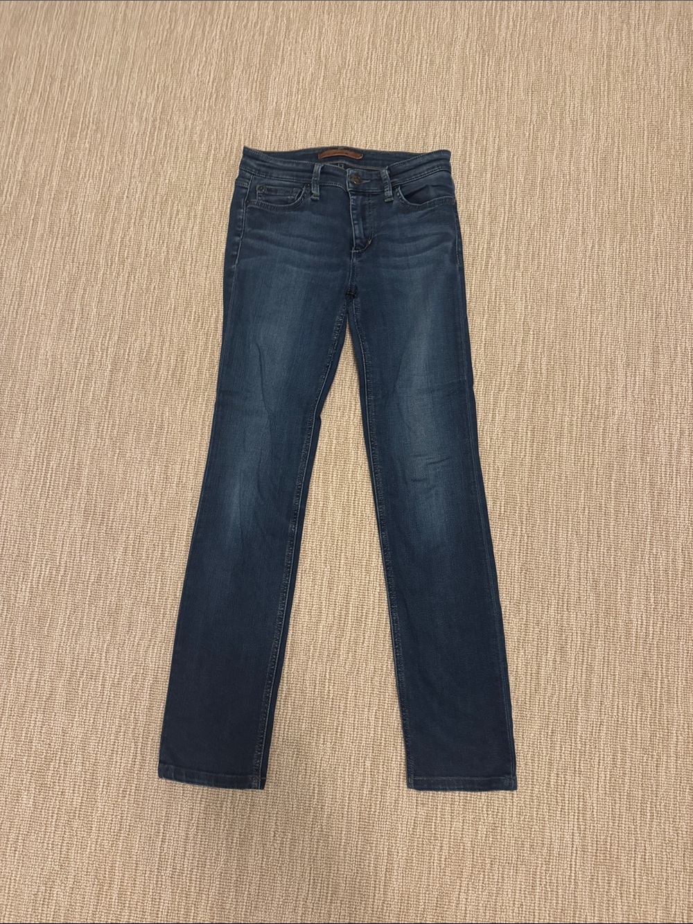 Joe's Jeans Indigo Skinny Jeans with Faded Details